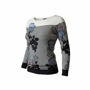 Stork & Babe Floral Striped Women's Top